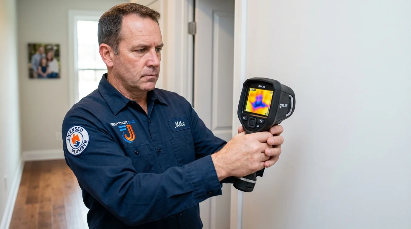 Thermal imaging leak detection by Johns Plumbing LLC in Duvall